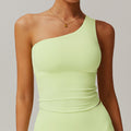 One-Shoulder Yoga Top & High-Waist Legging Set